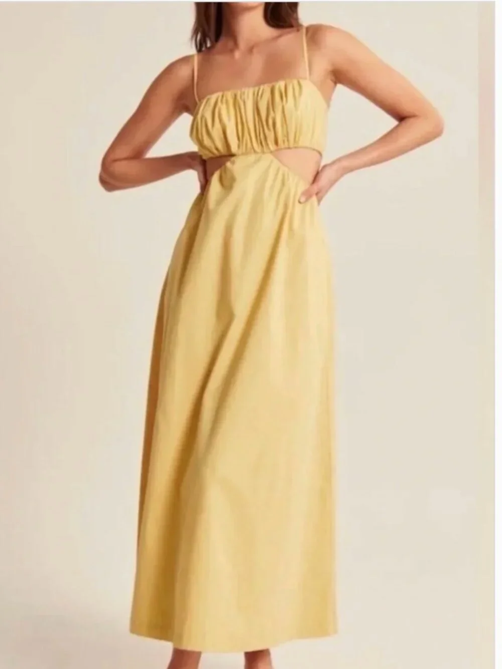 Abercrombie A&F Bubble Top Maxi Dress